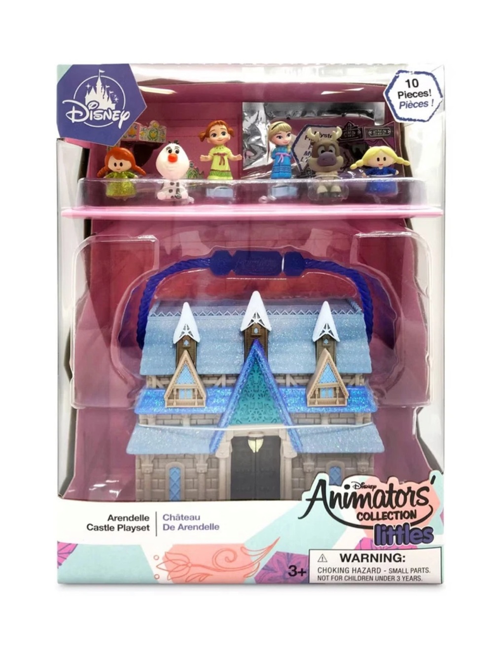 Disney Animators Littles Frozen Arendelle Castle Playset with Elsa Anna NEW